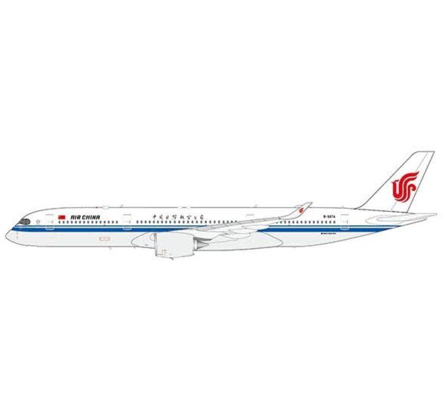 A350-900 Air China B-307A 1:200 with stand (2nd release) +preorder+