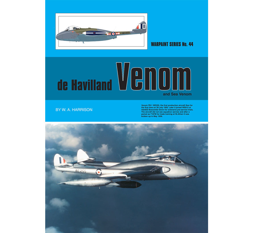 DeHavilland Venom & Sea Venom: Warpaint #44 softcover