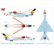 Hobby Master MIG21SPS JG-1 Luftwaffe 22+02 The White Shark 1990 1:72 +preorder+