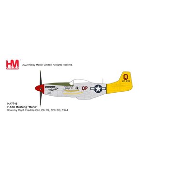 Hobby Master P51D Mustang 2FS 52FG QP-Q  Marie yellow tail Capt. Ohr 1:48 +preorder+