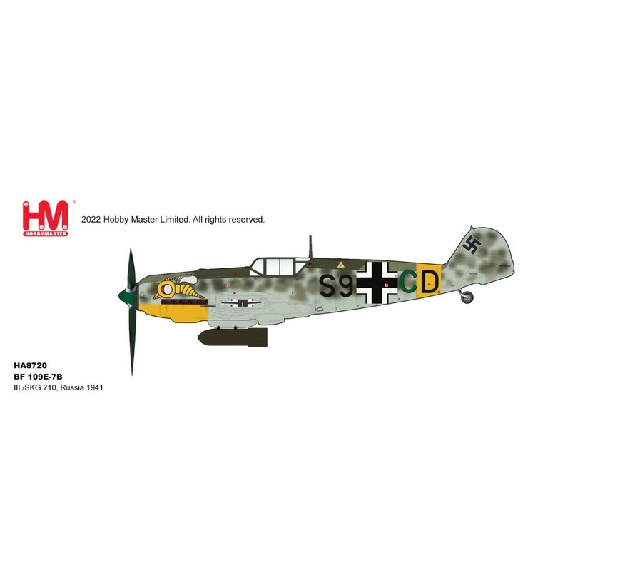 BF109E-7B III./SKG 210 Luftwaffe S9+CD Russia 1941 1:48 +Preorder+