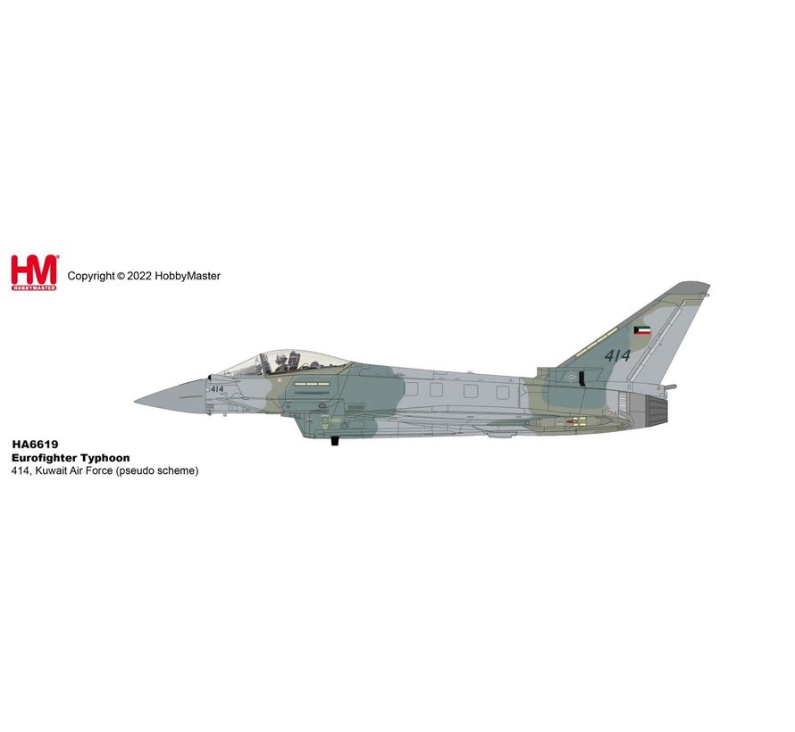 Eurofighter Typhoon 414 Kuwait Air Force (pseudo scheme) 1:72 +Preorder+