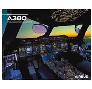 Airbus Laminated A380 Cockpit Poster 15.5 x 19.5" inches