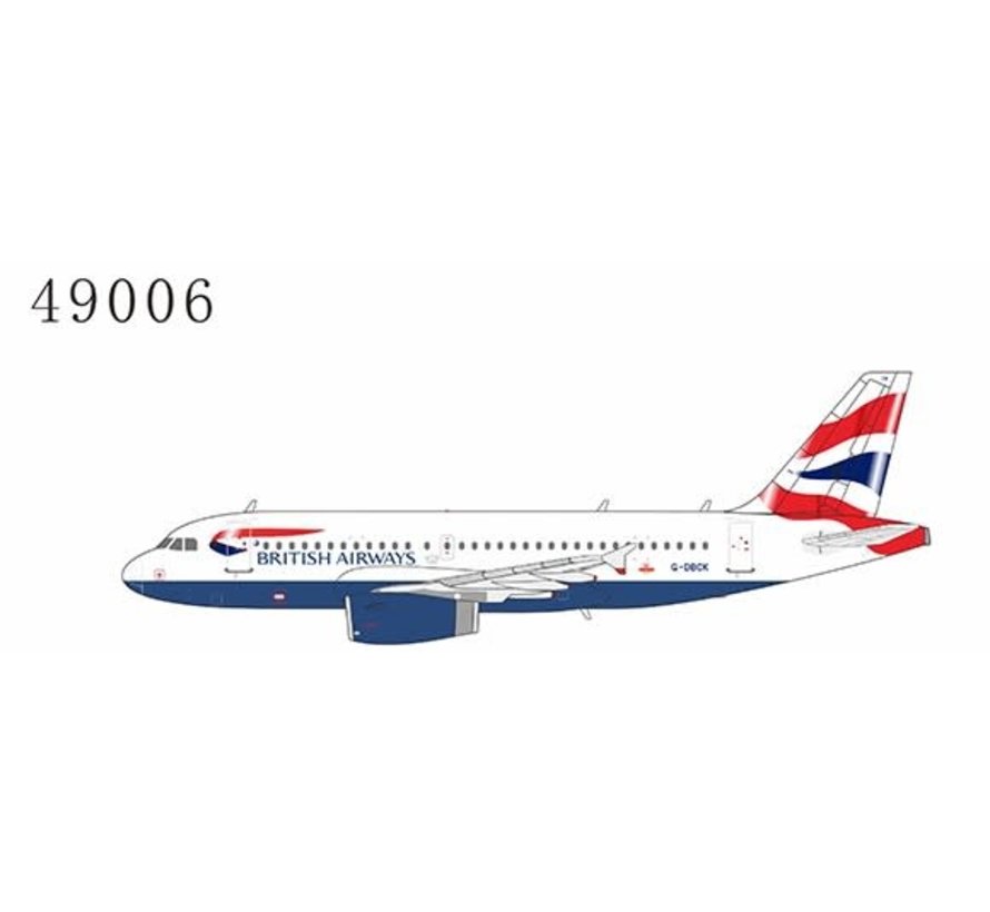 A319 British Airways Union Jack livery G-DBCK 1:400