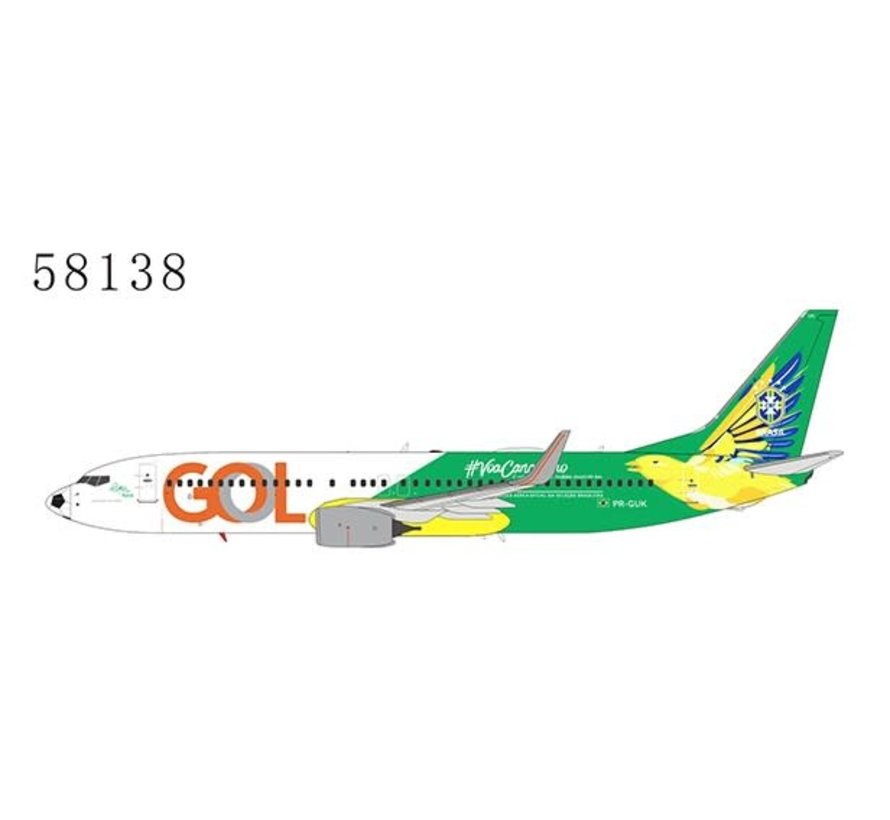 B737-800W GOL Linhas Aereas #VoaCanarinho PR-GUK 1:400