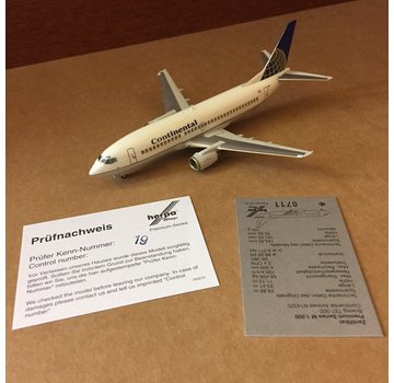 Herpa B737-300 Continental N14320 1:200 Premium *Collection Sale