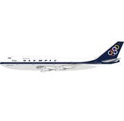 InFlight B747-200 Olympic SX-OAD 1:200 with stand +preorder+