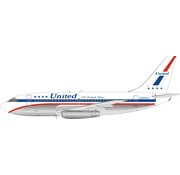 InFlight B737-200 United Airlines Friend Ship N9061U 1:200 polished with stand