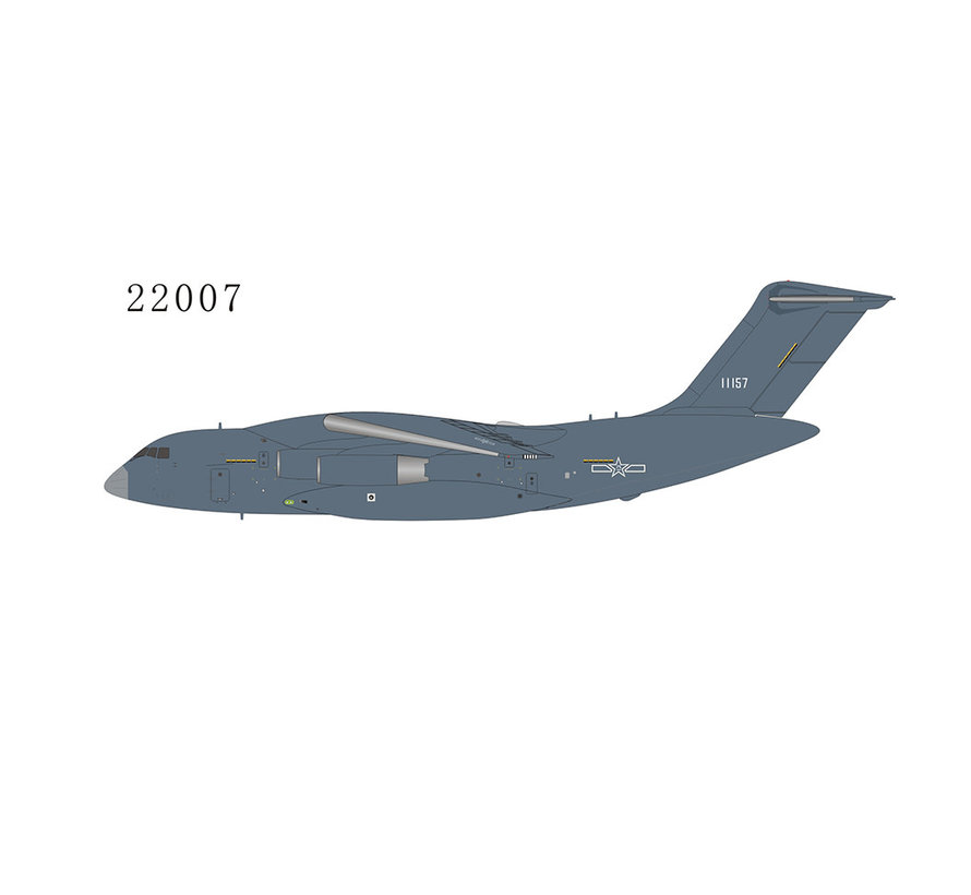 Y20 China PLAAF Air Force 11157 low-viz livery 1:400