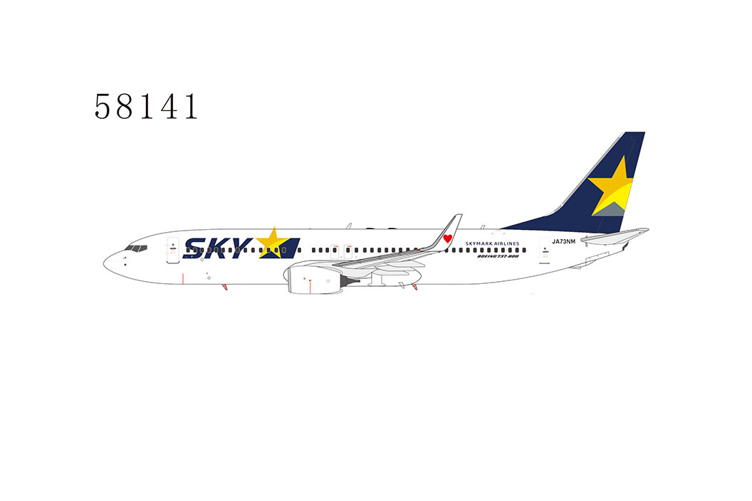 NG Models B737-800W Skymark Airlines JA73NM 1:400