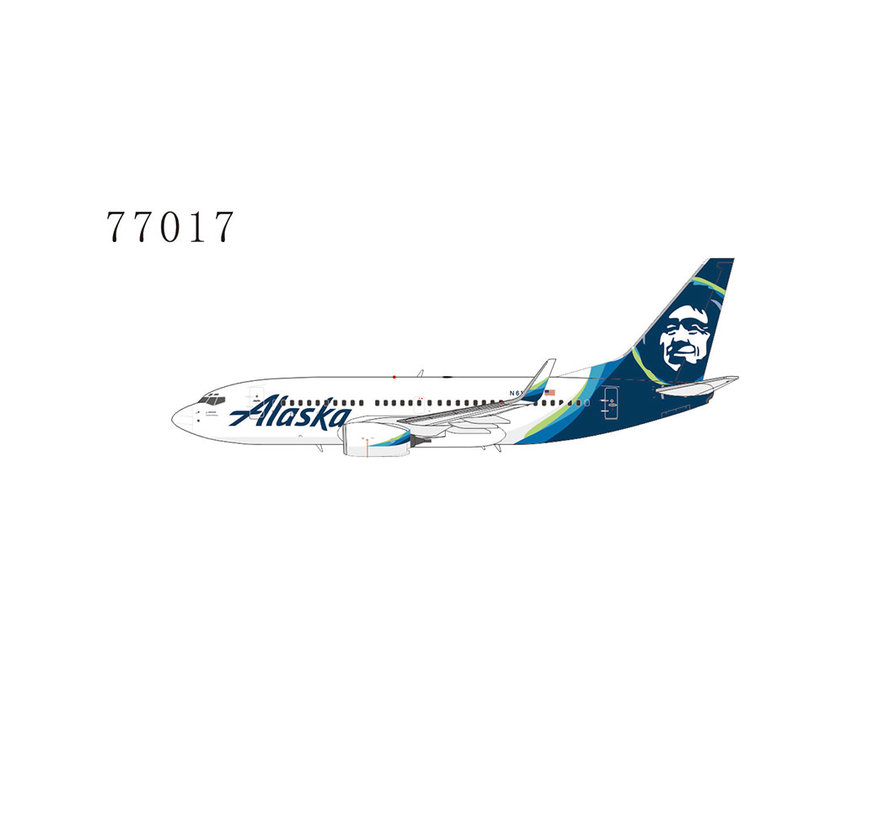 B737-700W Alaska Airlines N618AS 1:400