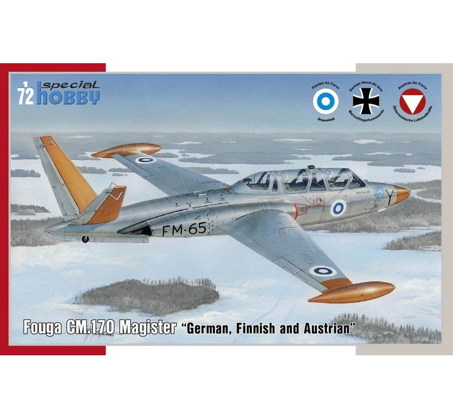 Fouga CM.170 Magister [German, Finnish and Austrian] 1:72