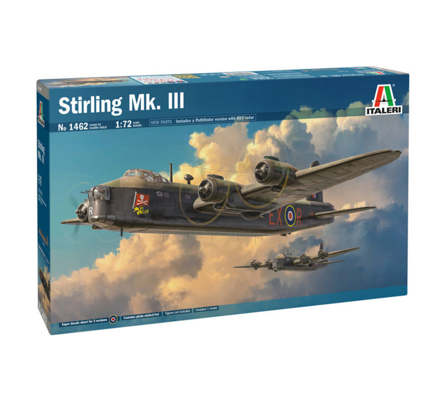 Short Stirling Mk.III 1:72 [Includes a Pathfinder version with H2S radar]