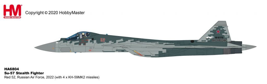 Su-57 Felon RED52 Russian Air Force January 2022 1:72 with