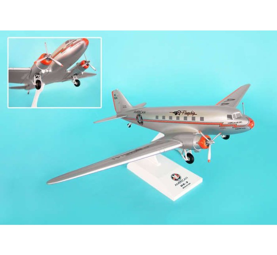 DC3 American Airlines Flagship Tulsa 1:80 With Gear