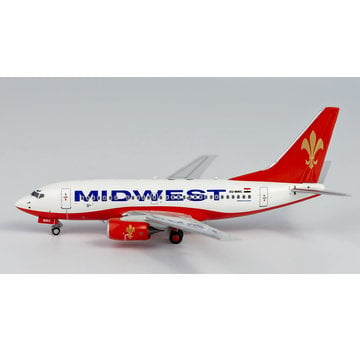 NG Models B737-600 Midwest Airlines Flyglobespan hybrid SU-MWC 1:400