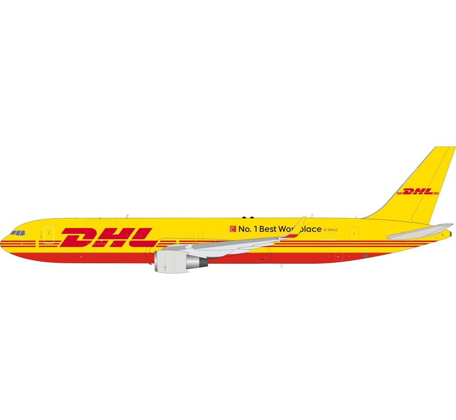 B767-300 DHL Air G-DHLC 1:200 with stand