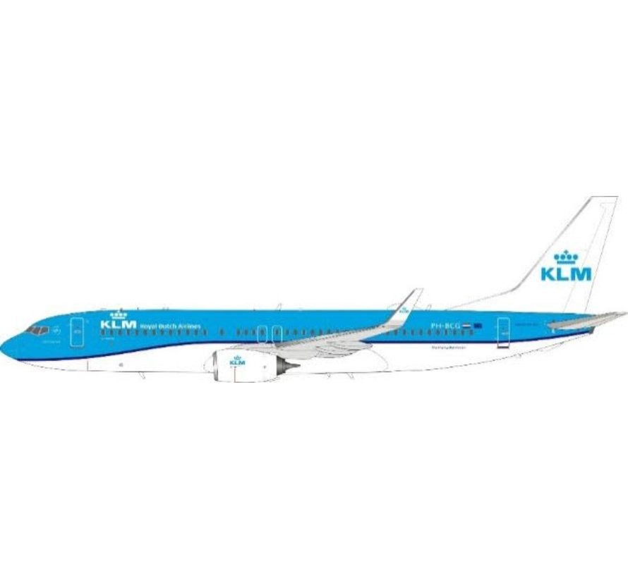 B737-800W KLM 2014 livery PH-BCG 1:200 with stand *Pre-Order