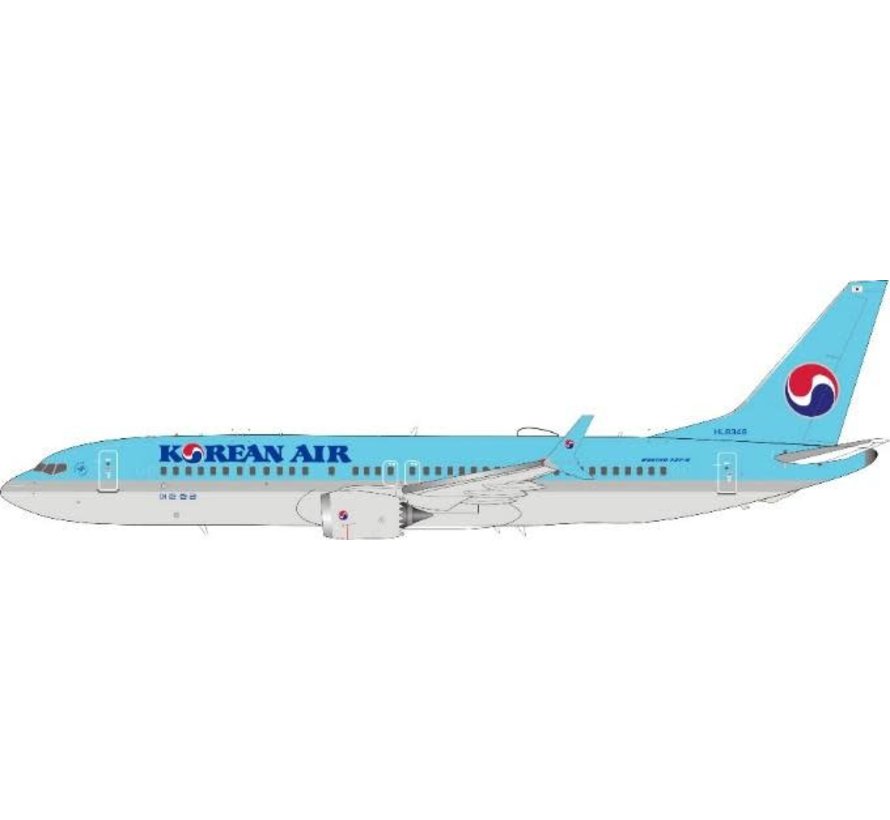 B737-8 Max Korean Air HL8348 1:200 with stand