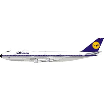 JFOX B747-100 Lufthansa black nose D-ABYA 1:200 with stand