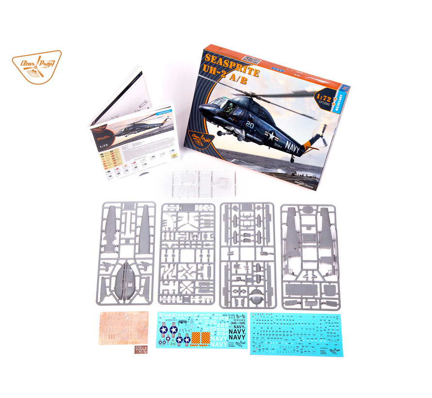 Clear Prop Kaman UH2A/B Seasprite 1:72 [Advanced kit]