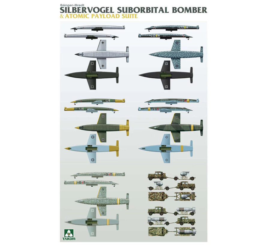 TAKOM Silbervogel Suborbital Bomber & Atomic Payload Suite 1:72