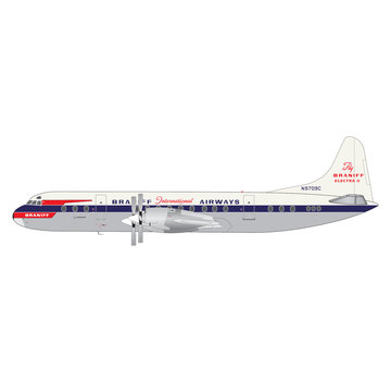 Gemini Jets L188A Electra Braniff International Airways N9709C 1:200 polished