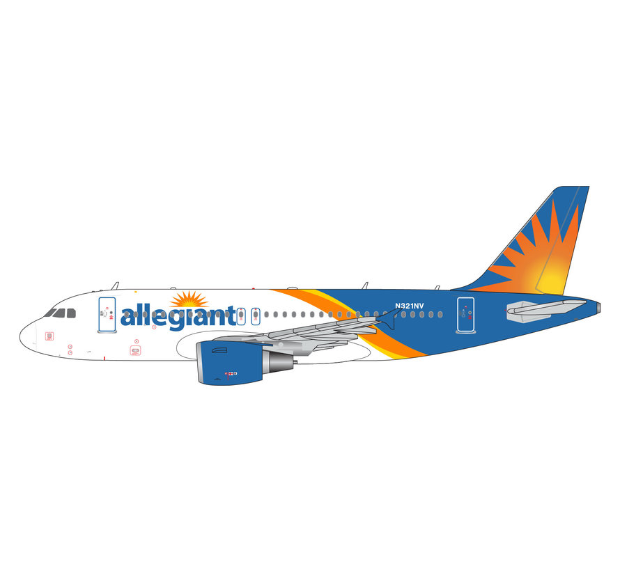 A319 Allegiant Air N321NV 1:400 (3rd release)