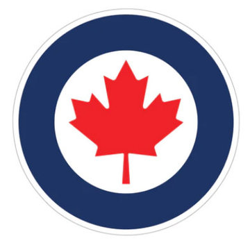 Labusch Skywear RCAF Modern Roundel Sticker