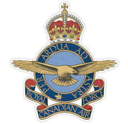 Labusch Skywear RCAF Heraldic King's Crown Eagle Sticker