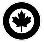 RCAF Modern Roundel Sticker (Black)