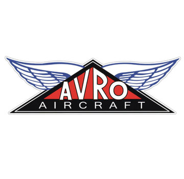 Labusch Skywear Avro Aircraft Sticker red blue black