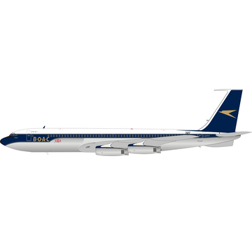 InFlight B707-400 BOAC navy / gold tail G-APFF 1:200 polished with coin