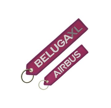 Airbus Keychain Beluga XL Wide Pink
