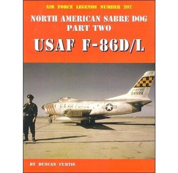 Ginter Books North American F86d/L Sabre Dog:Usaf:Part.2:Afl#207:Air Force Legends Sc