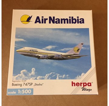 Herpa B747SP Air Namibia "Etosha" 1:500 **Discontinued**Used