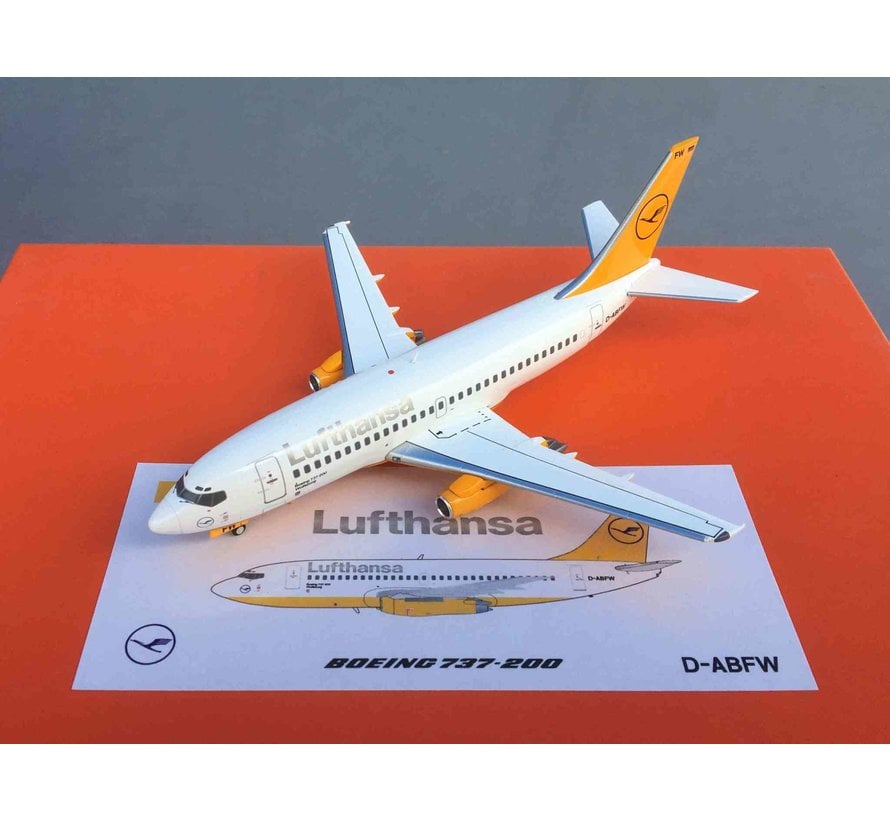 B737-200(Adv) Lufthansa Experimental Livery  D-ABFW 1:200