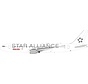 B767-300ER Lauda Air Star Alliance OE-LAZ 1:200 with stand