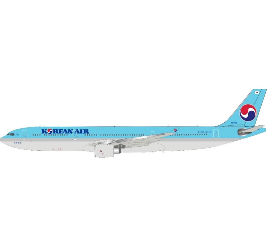 A330-323 Korean Air HL8001 1:200 with stand