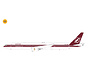 B777-300ER Qatar 25th Anniversary retro livery A7-BAC 1:200 flaps down