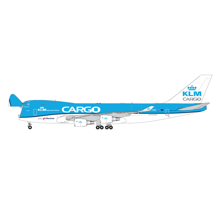 B747-400ERF KLM Cargo / Martinair PH-CKC 1:400 Interactive Series