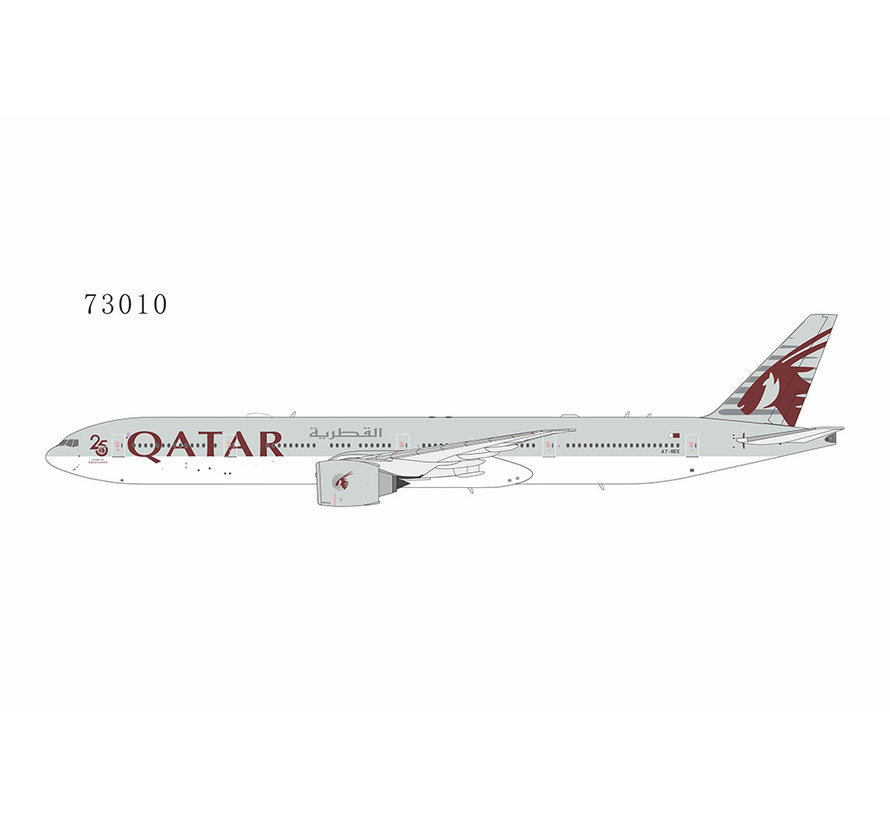 B777-300ER Qatar Airways 25 years of excellence A7-BEE 1:400