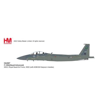 Hobby Master F15SA Royal Saudi Air Force 0633 2022 1:72  (w/ AGM-84 Harpoons) +Preorder+