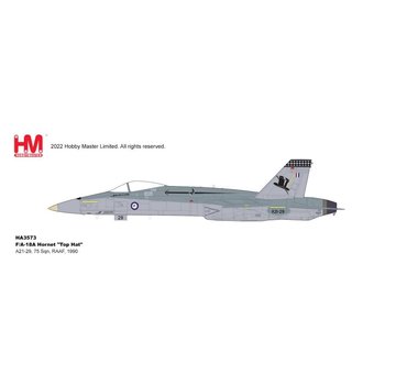 Hobby Master FA18A Hornet 75 Sqn. RAAF Top Hat 1990 A21-29 1:72 +preorder+