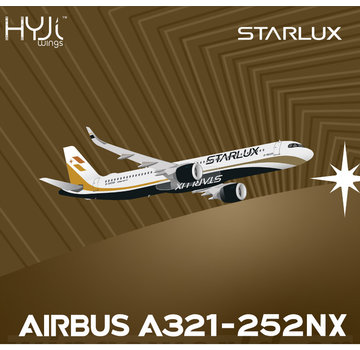 HYJL Wings A321neo Starlux  B-58208 1:400 with collector's card