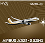 A321neo Starlux  B-58208 1:400 with collector's card