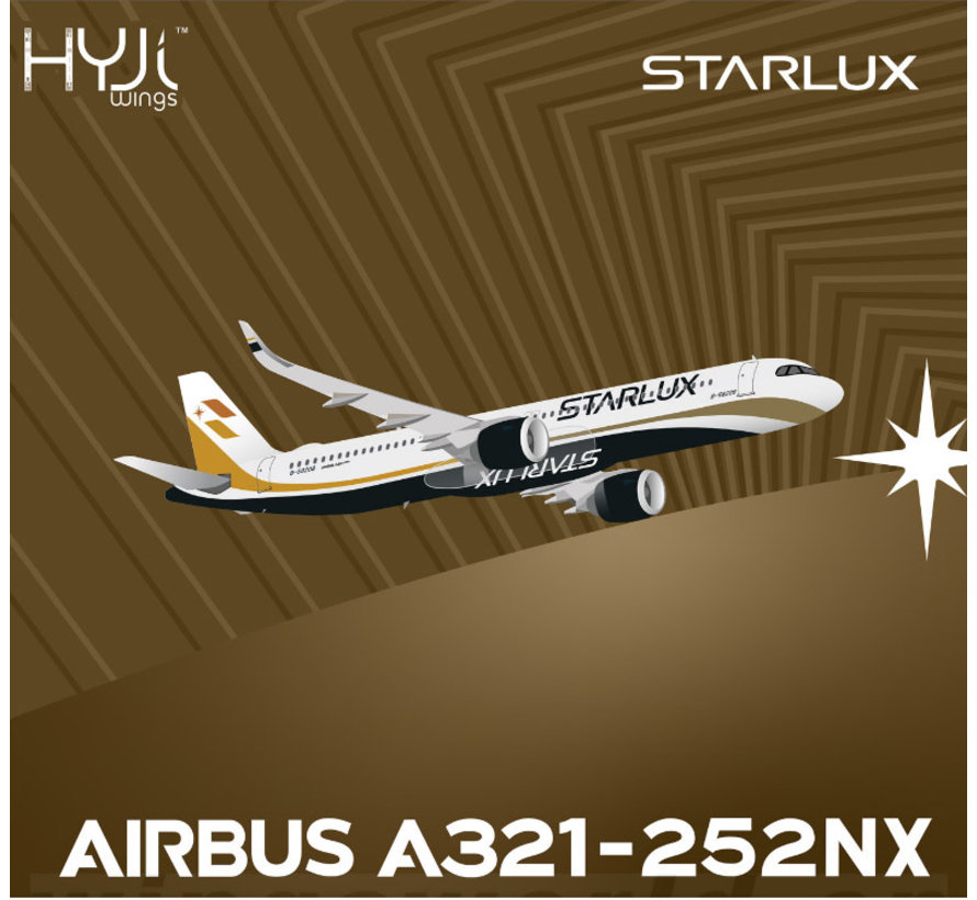A321neo Starlux  B-58208 1:400 with collector's card