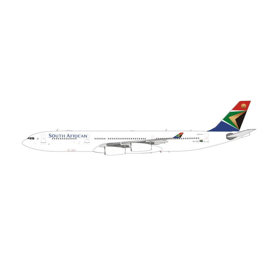 A340-300 South African Airways SAA 1997 livery ZS-SXF 1:400