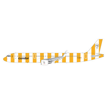 Gemini Jets A321S Condor 2022 livery sunshine yellow stripes D-AIAD 1:200 sharklets