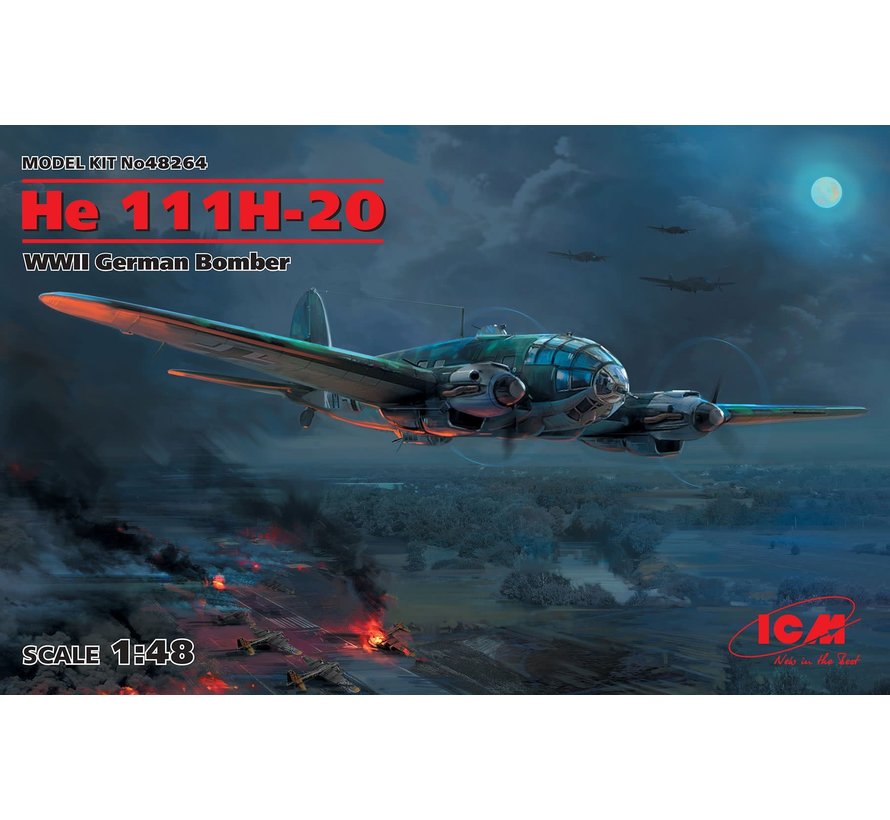 He111H-20 WWII German Bomber 1:48
